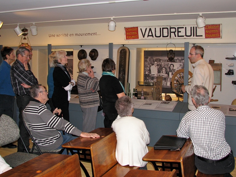 Visite de l’exposition permanente - Photographie : Bernard Bourbonnais